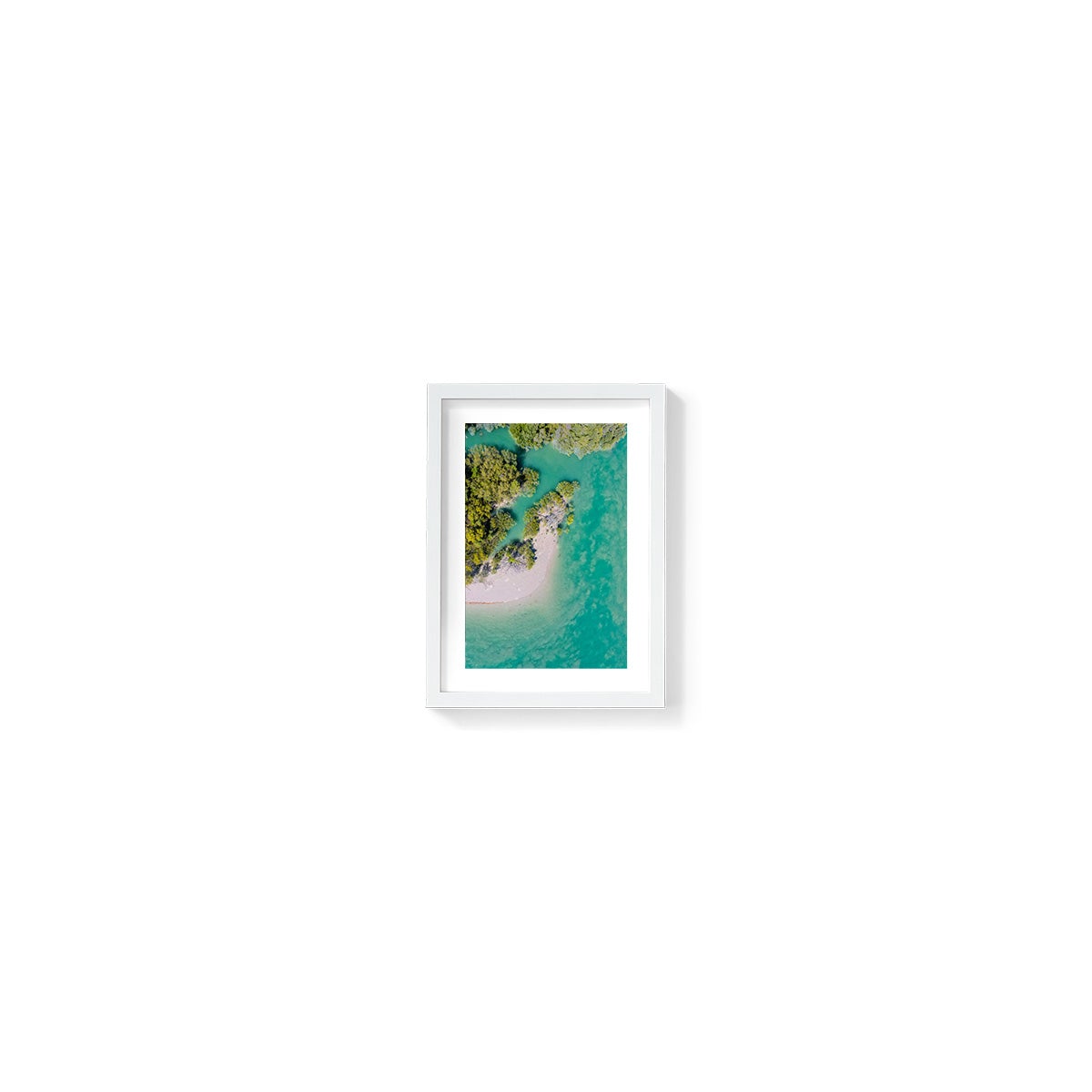 Willie Creek Tidal Abstract #1 - Framed Print