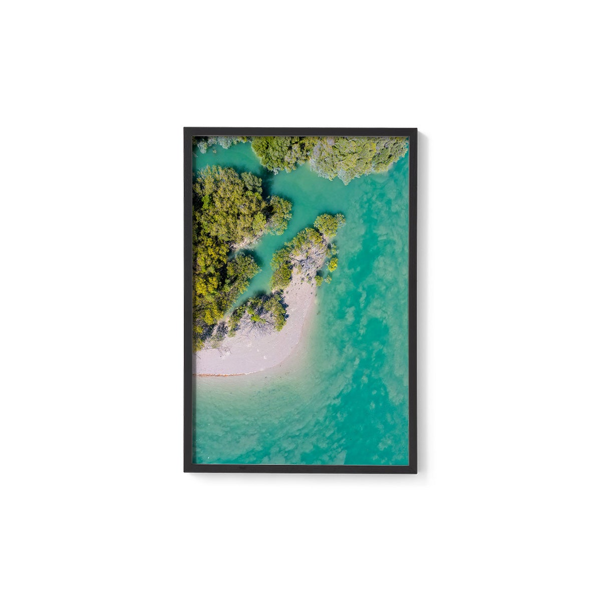 Willie Creek Tidal Abstract #1 - Framed Print