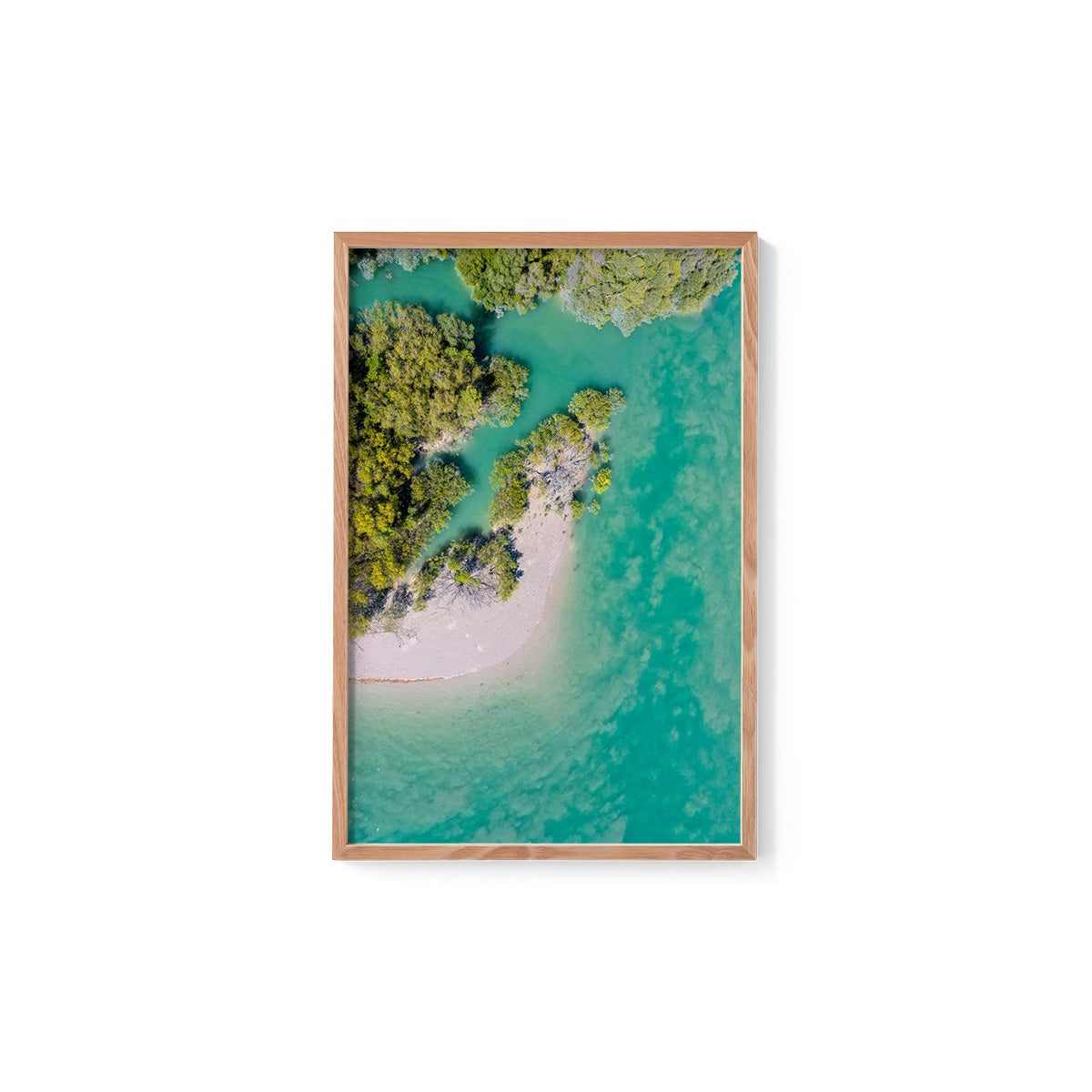 Willie Creek Tidal Abstract #1 - Framed Print