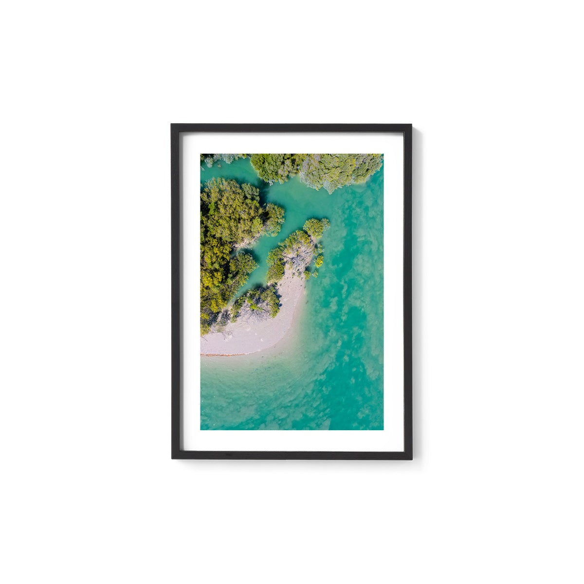 Willie Creek Tidal Abstract #1 - Framed Print