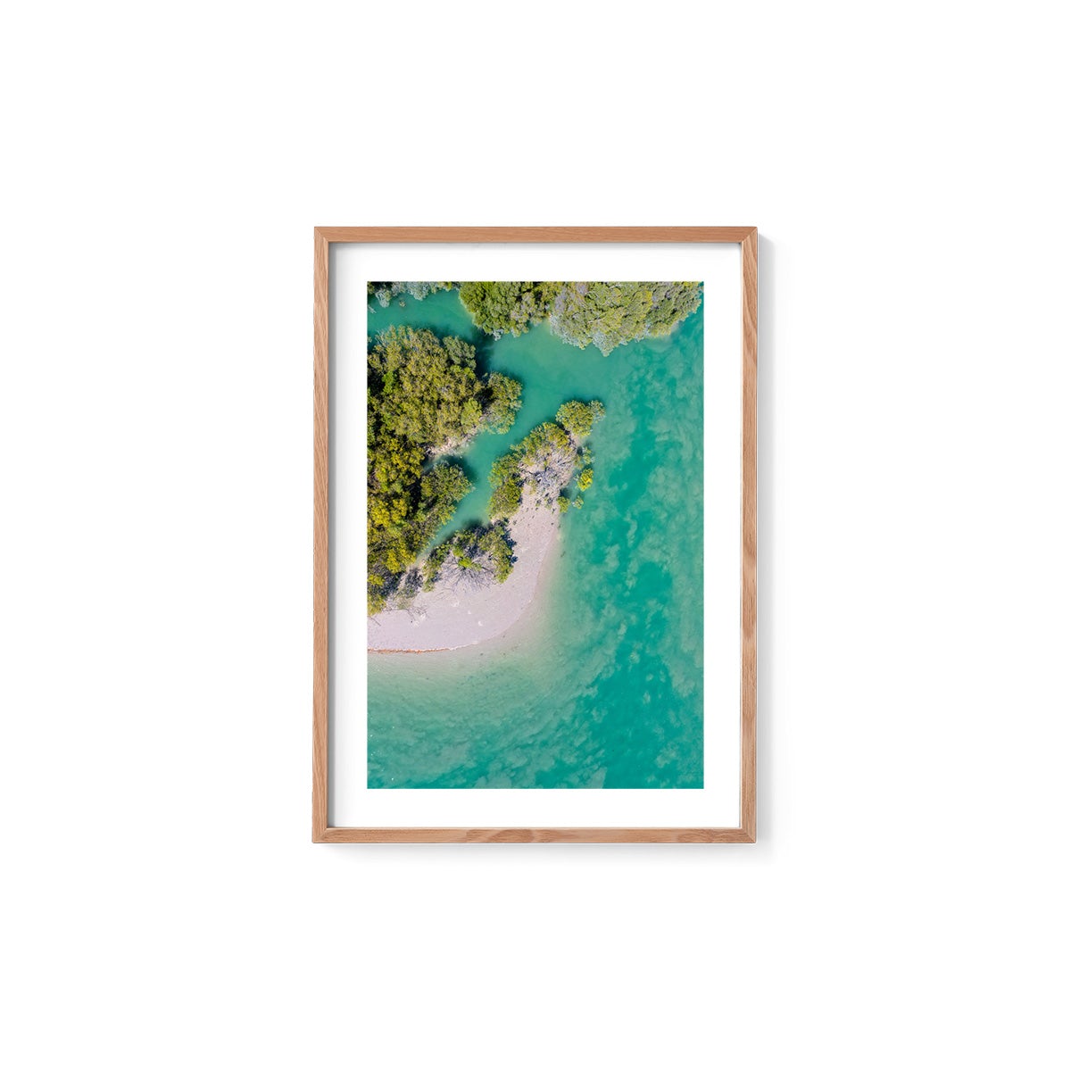 Willie Creek Tidal Abstract #1 - Framed Print