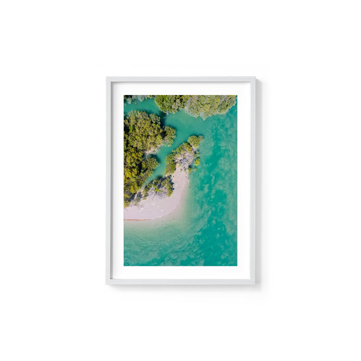 Willie Creek Tidal Abstract #1 - Framed Print