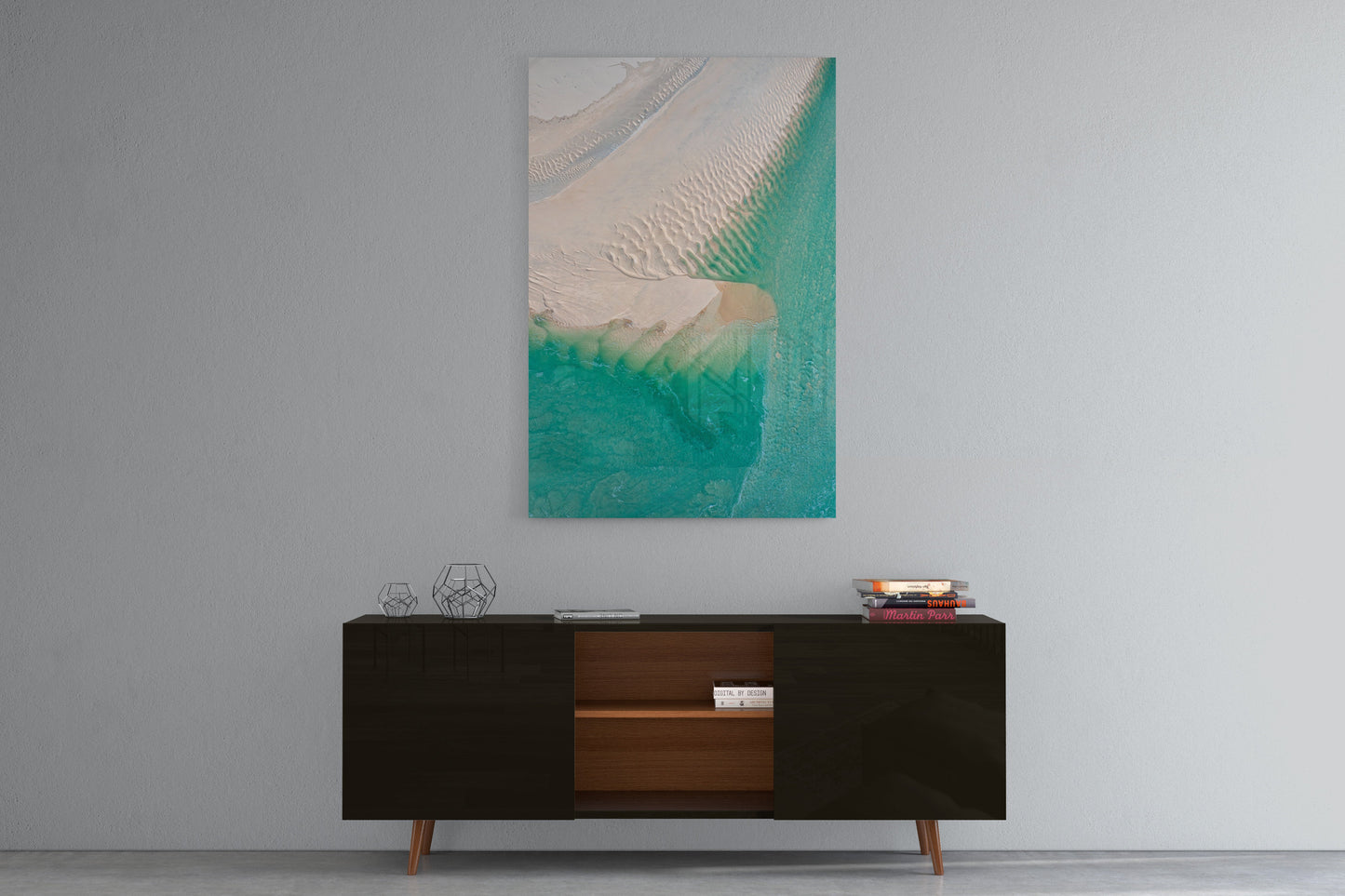Willie Creek Sandbar Abstract #1 - Acrylic Print