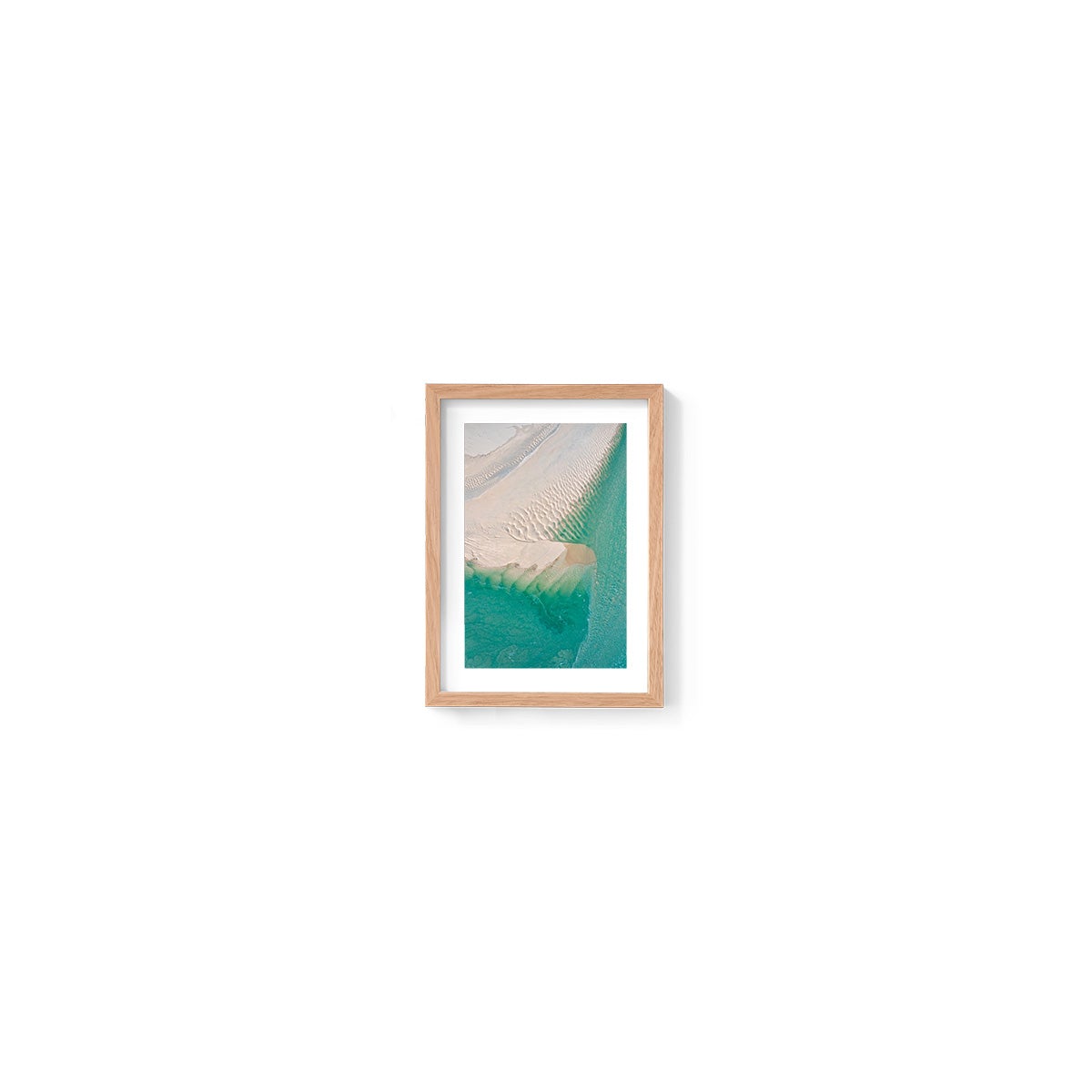 Willie Creek Sandbar Abstract #1 - Framed Print