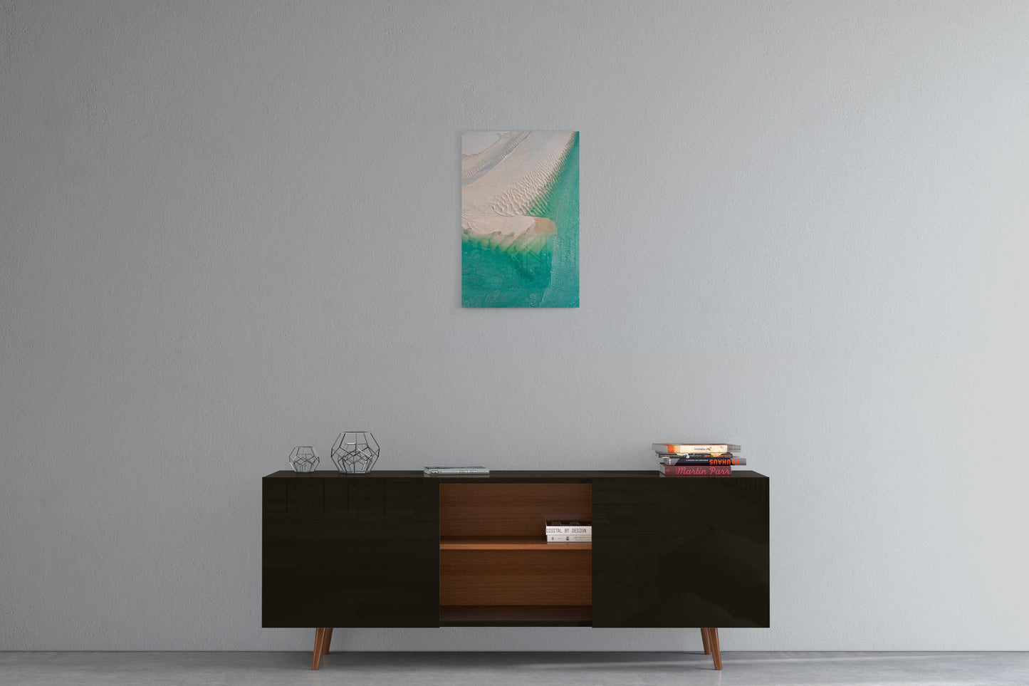 Willie Creek Sandbar Abstract #1 - Acrylic Print