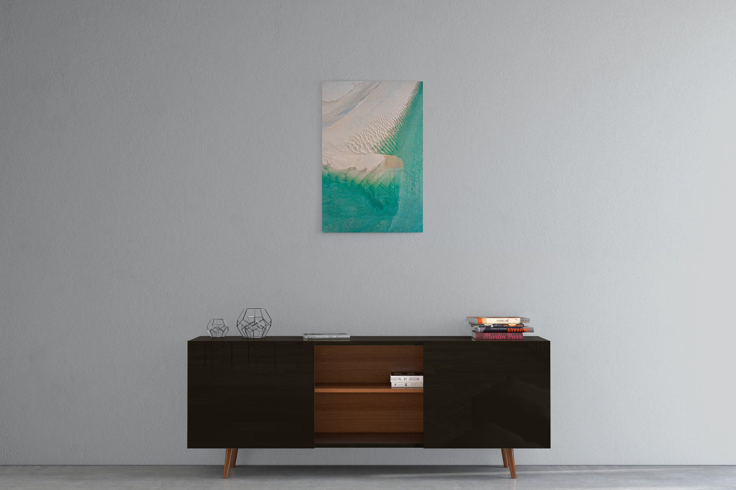 Willie Creek Sandbar Abstract #1 - Acrylic Print