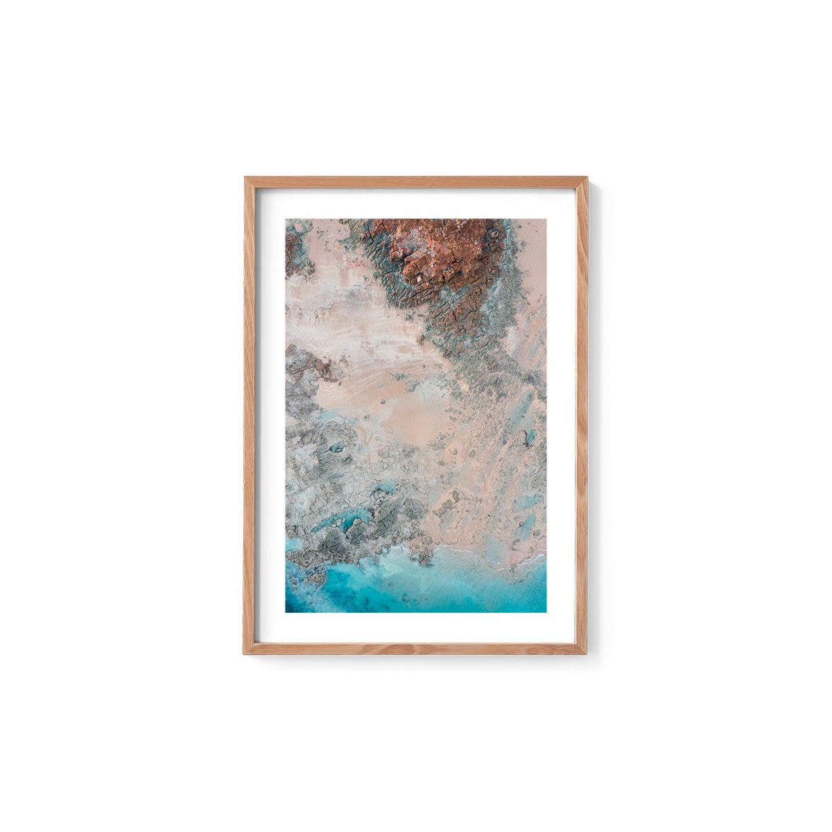 Entrance Point Abstracts at Sunset #5 - Framed Print