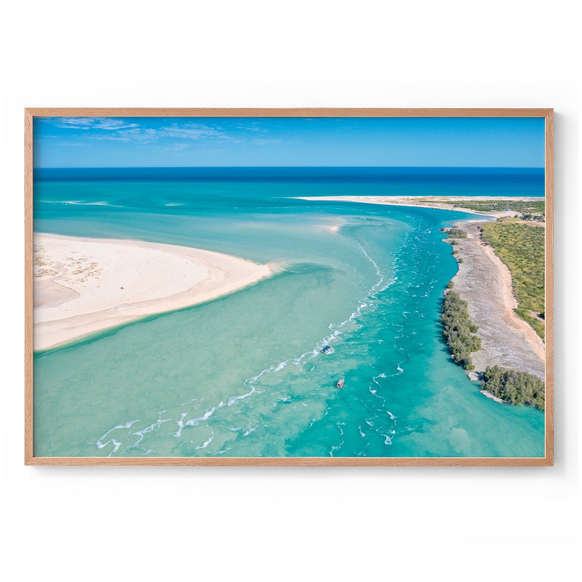 Willie Creek Tidal Flow #2 - Framed Print