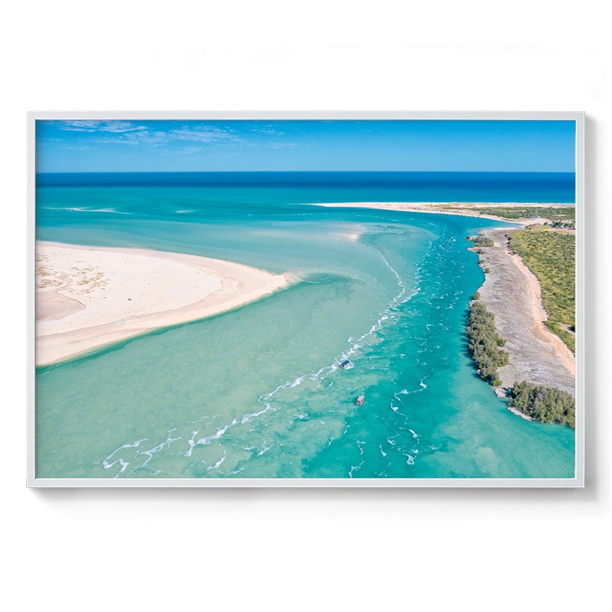 Willie Creek Tidal Flow #2 - Framed Print