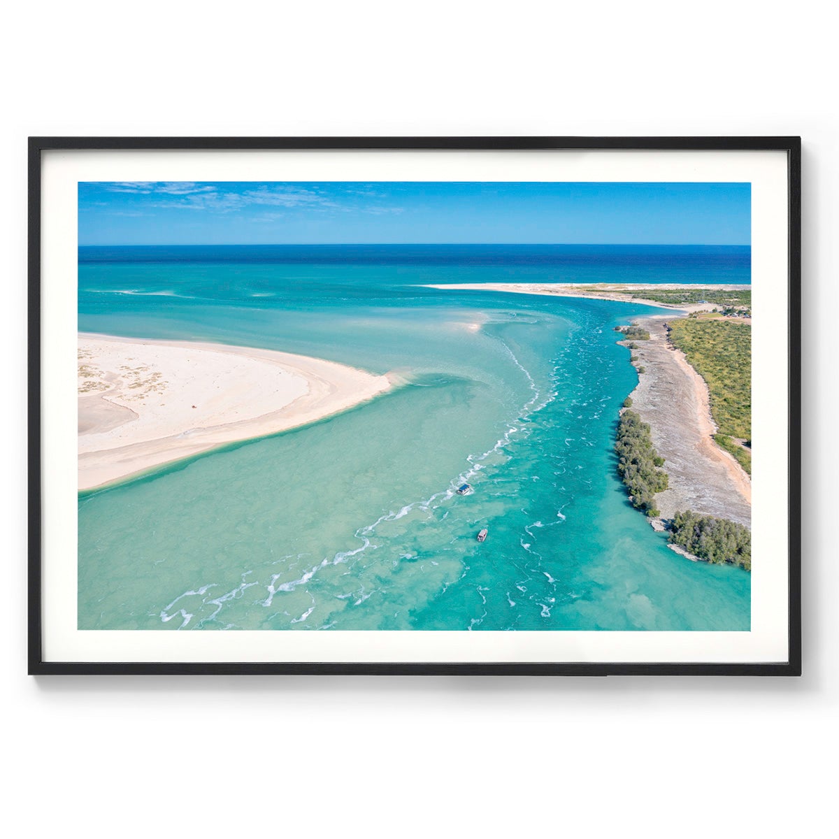 Willie Creek Tidal Flow #2 - Framed Print