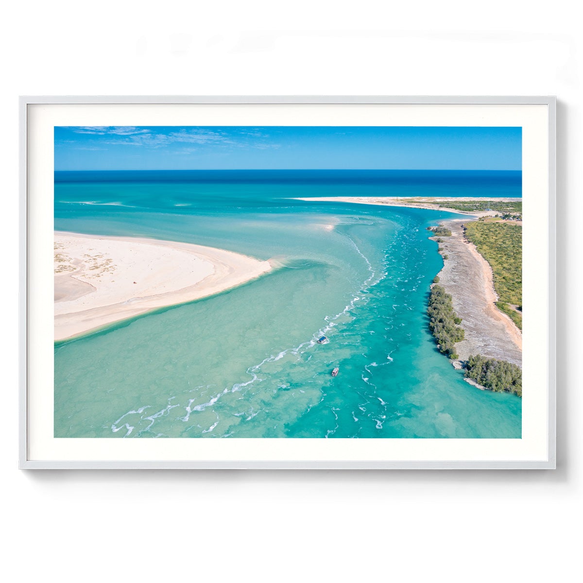 Willie Creek Tidal Flow #2 - Framed Print