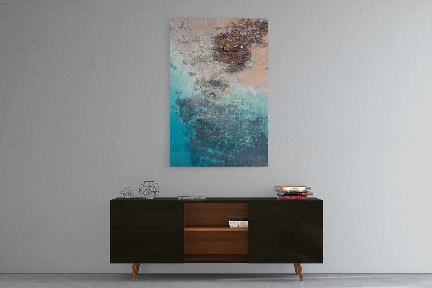 Entrance Point Abstracts at Sunset #4 - Acrylic Print