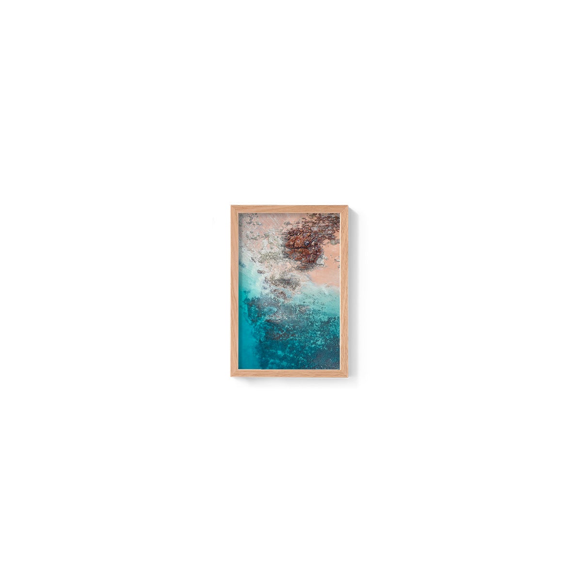 Entrance Point Abstracts at Sunset #4 - Framed Print