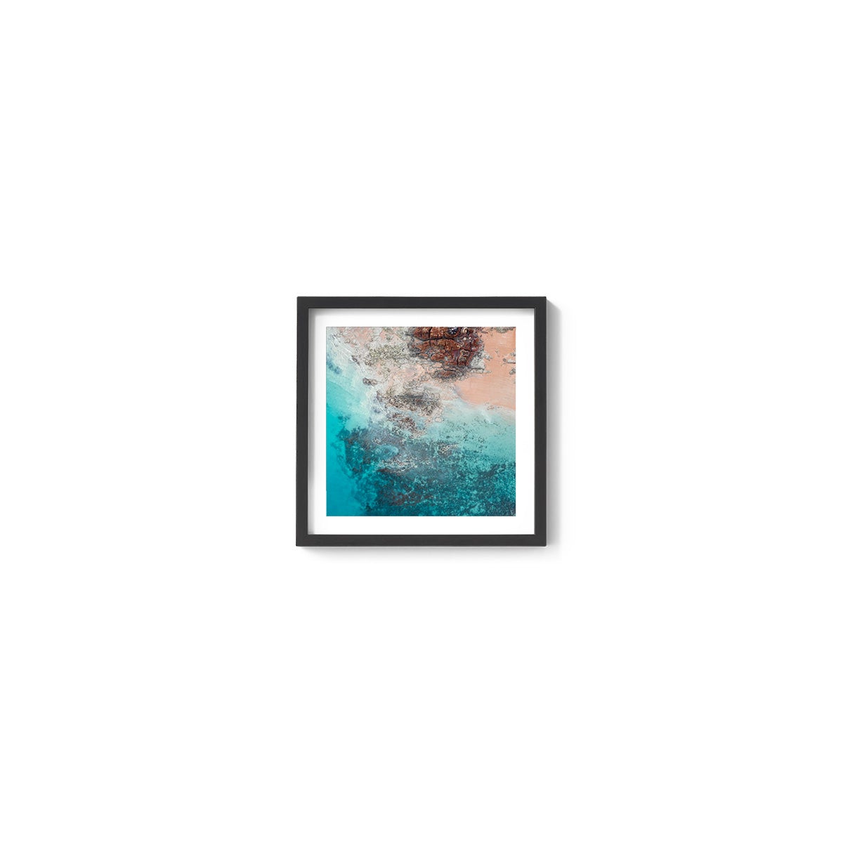 Entrance Point Abstracts at Sunset #4 - Square Framed Print