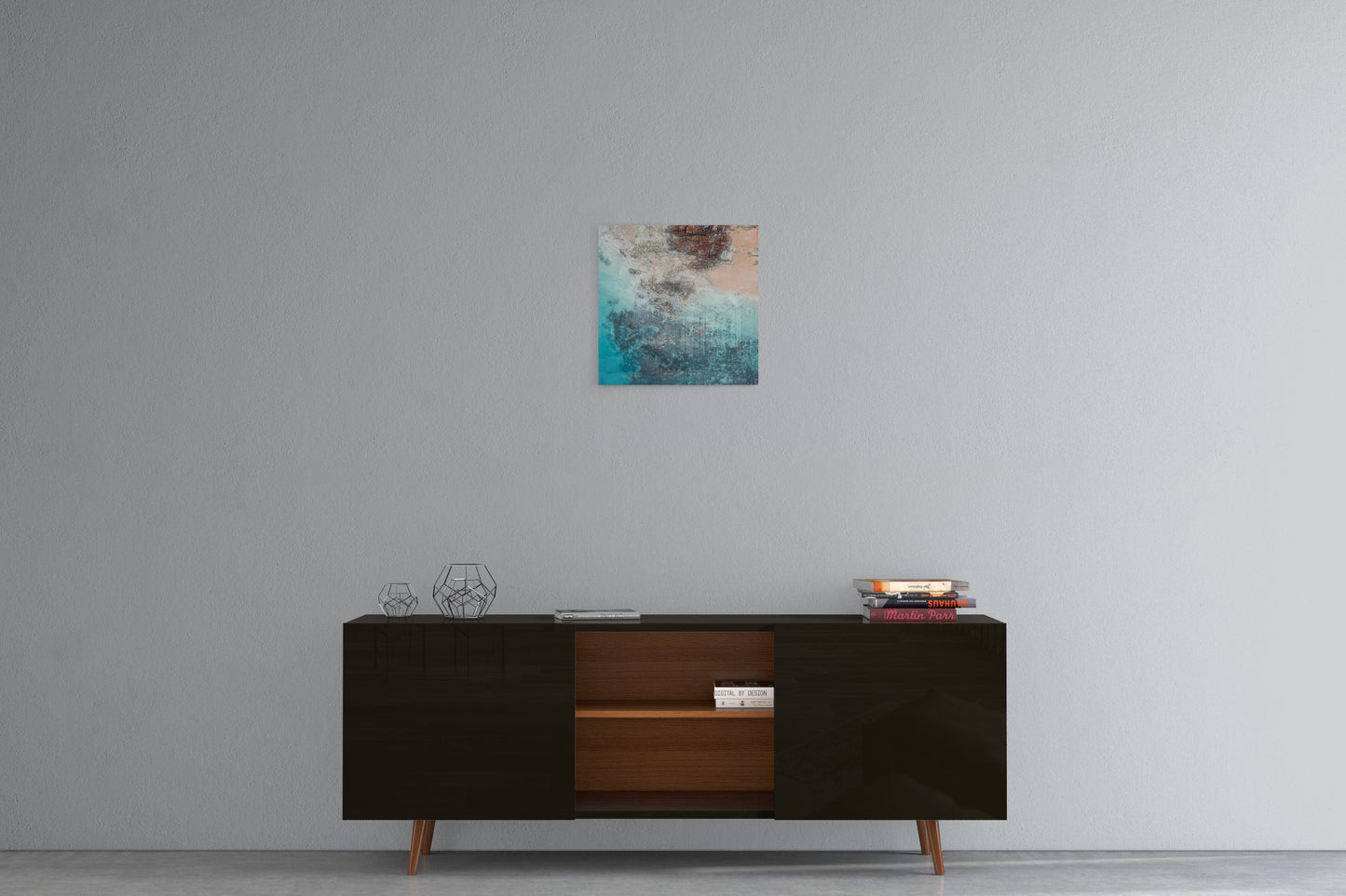 Entrance Point Abstracts at Sunset #4 - Square Acrylic Print