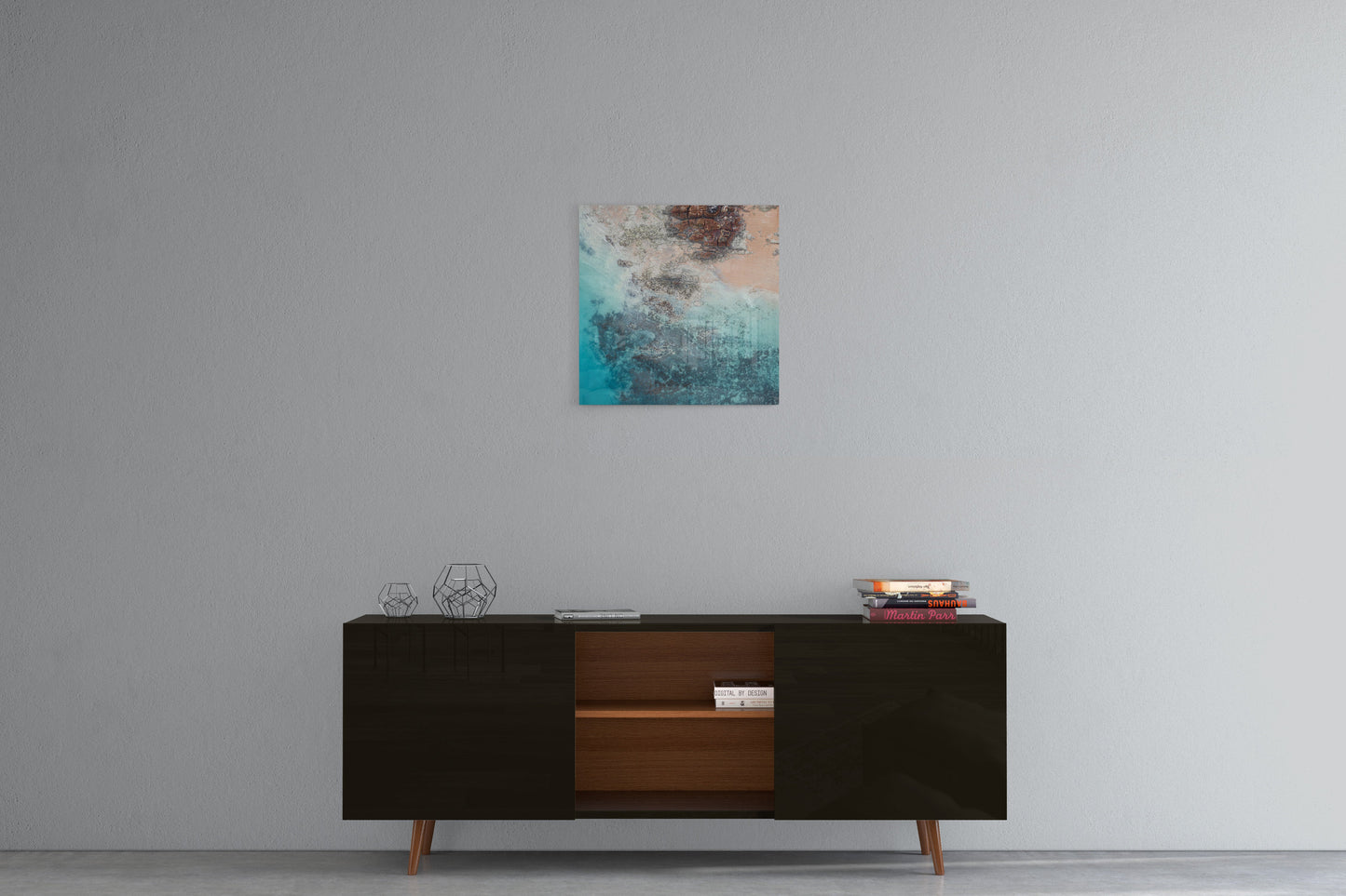 Entrance Point Abstracts at Sunset #4 - Square Acrylic Print