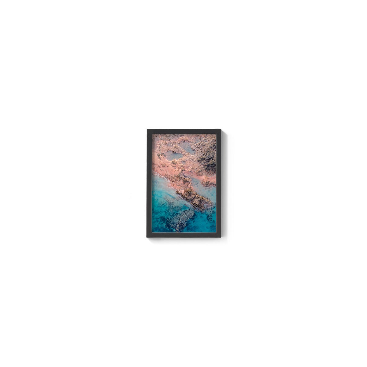 Entrance Point Abstracts at Sunset #3 - Framed Print