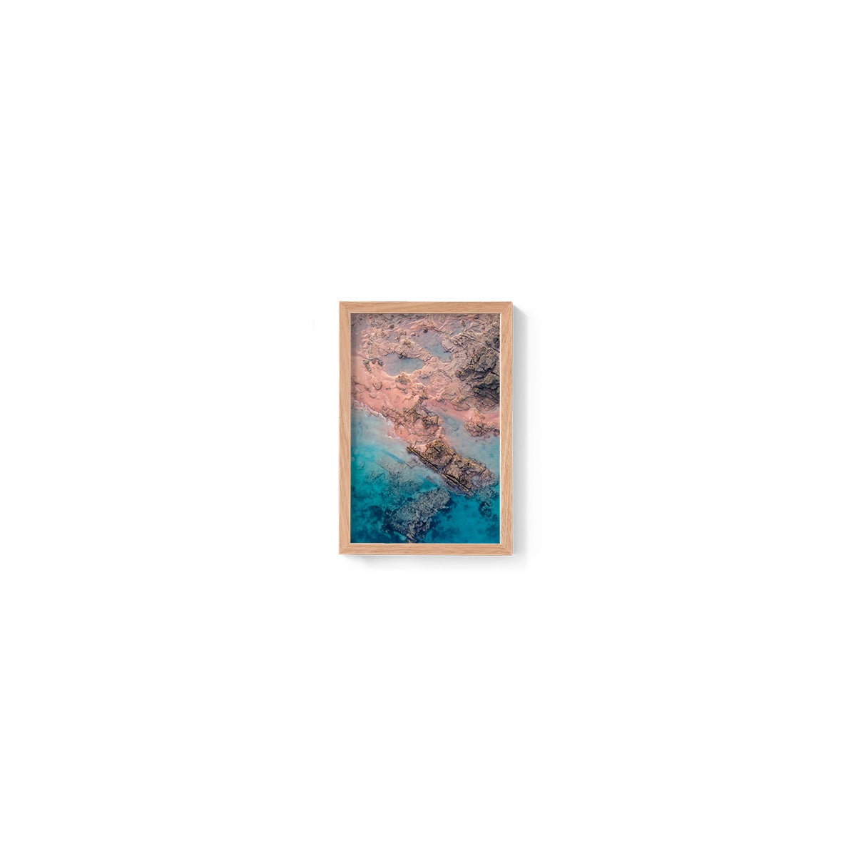 Entrance Point Abstracts at Sunset #3 - Framed Print