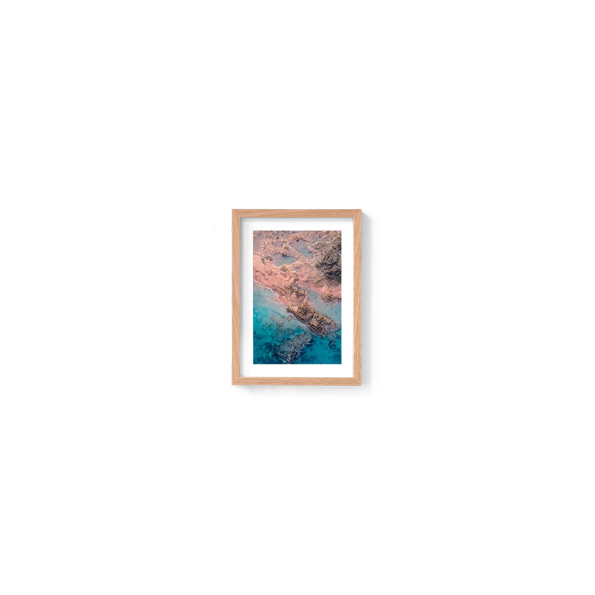 Entrance Point Abstracts at Sunset #3 - Framed Print