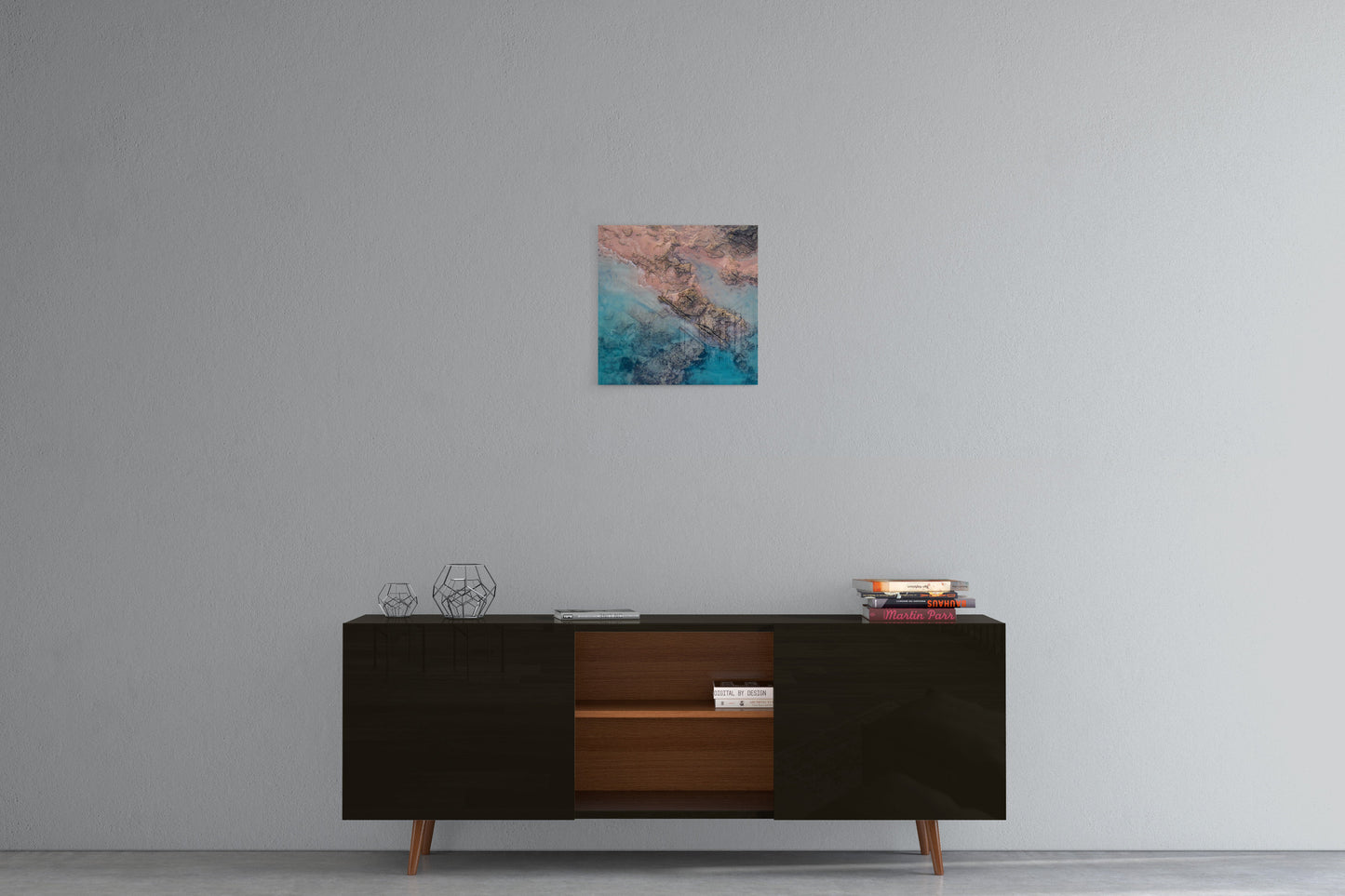 Entrance Point Abstracts at Sunset #3 - Square Acrylic Print