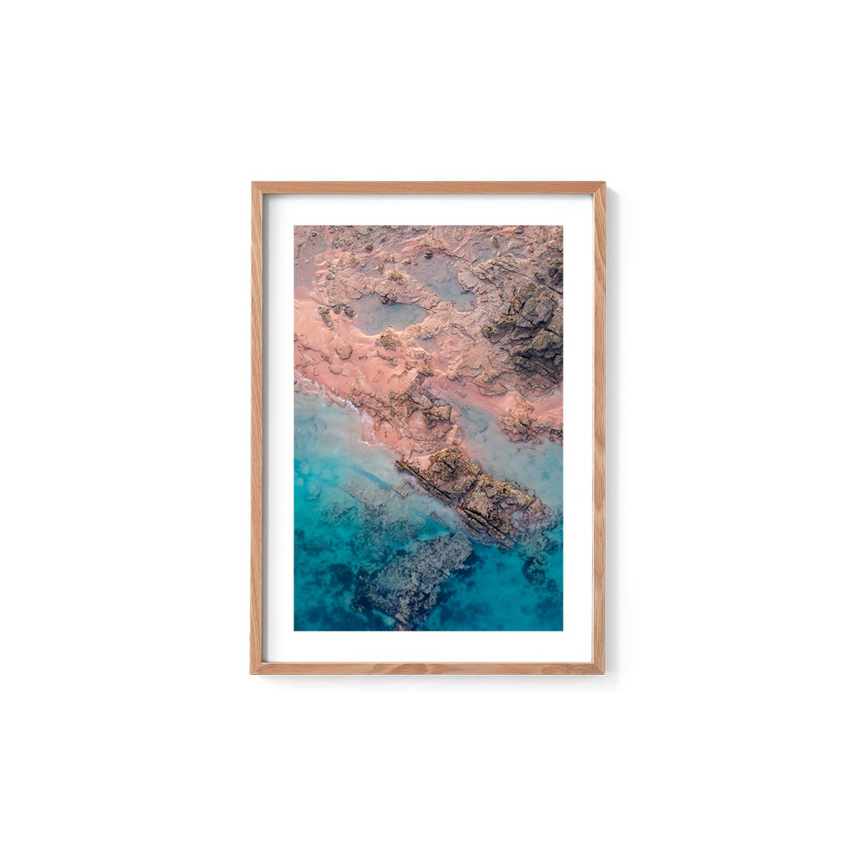 Entrance Point Abstracts at Sunset #3 - Framed Print