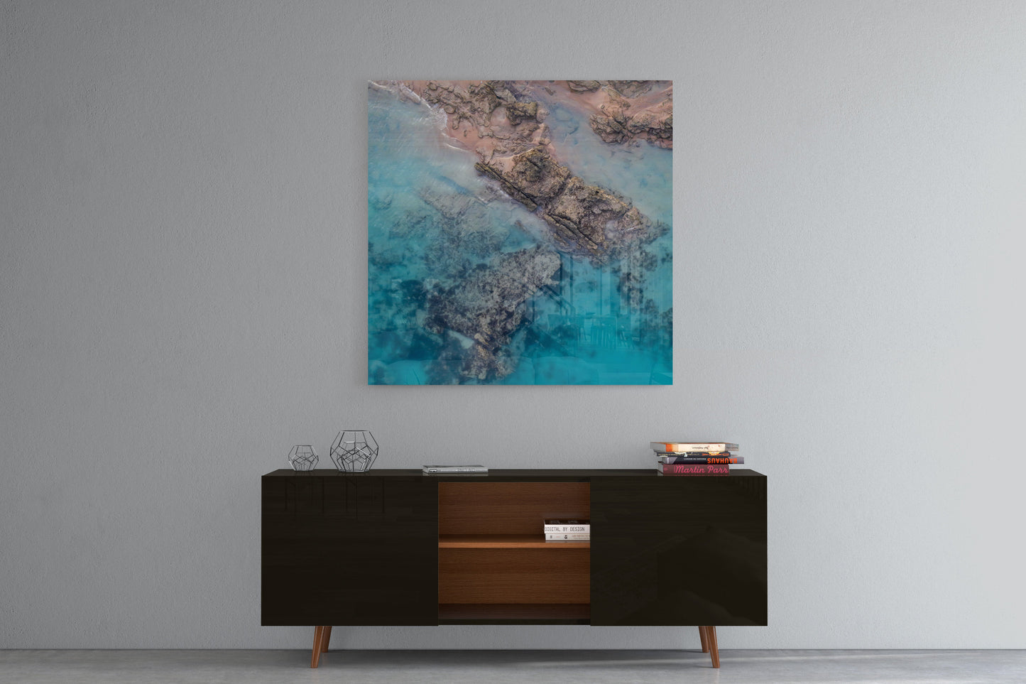Willie Creek Tidal Abstract #2 - Square Acrylic Print