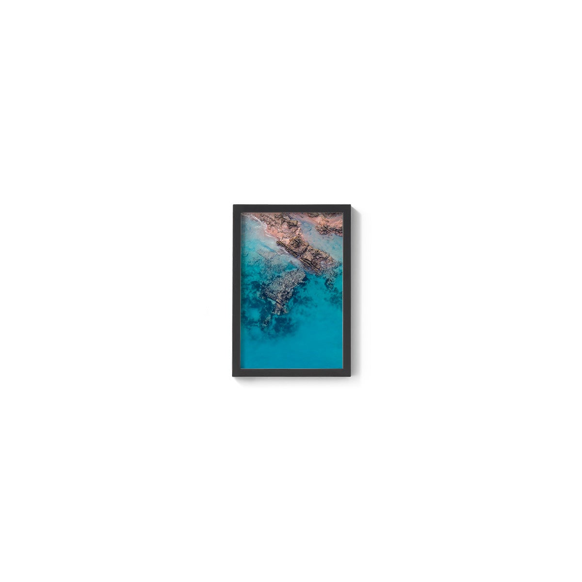 Entrance Point Abstracts at Sunset #2 - Framed Print