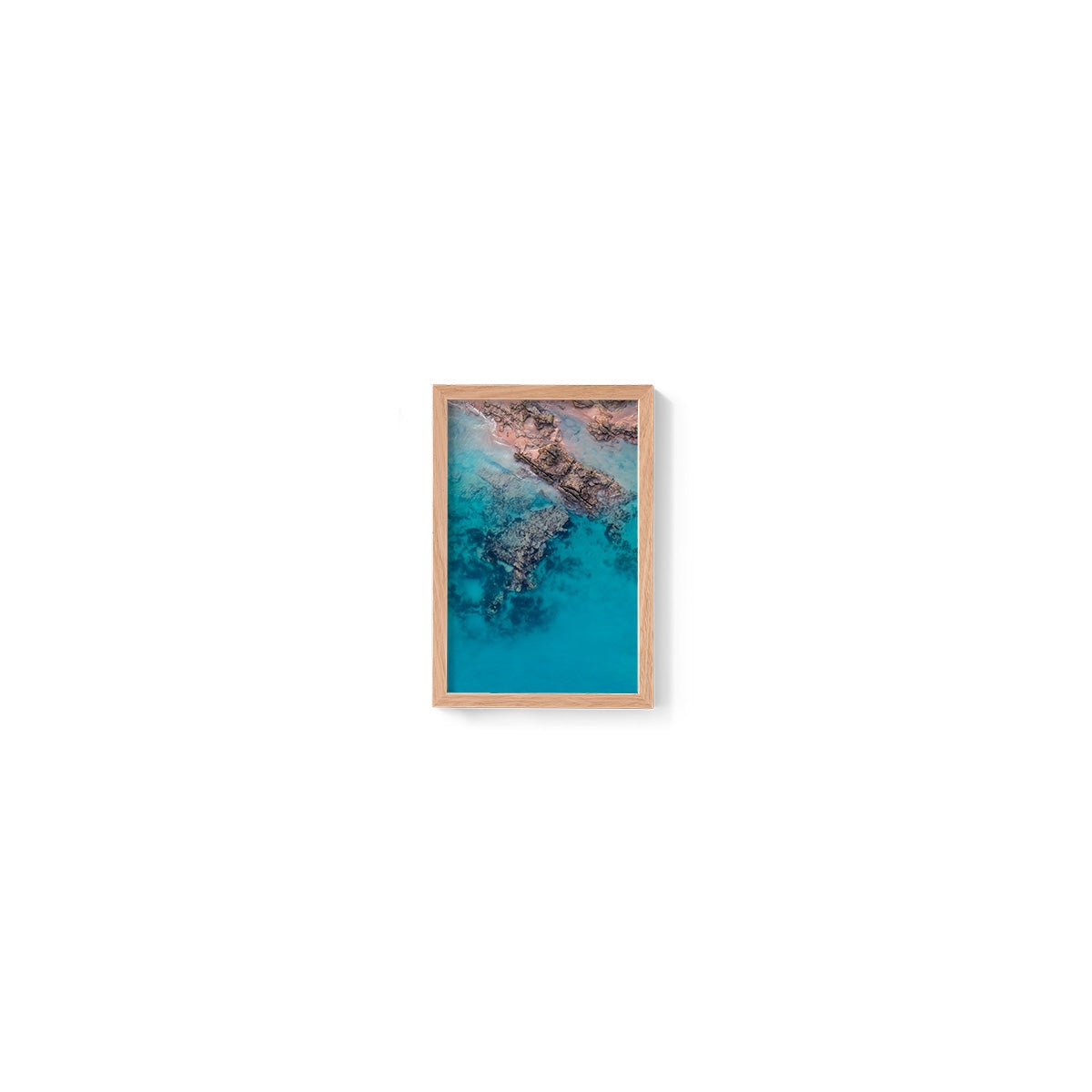 Entrance Point Abstracts at Sunset #2 - Framed Print
