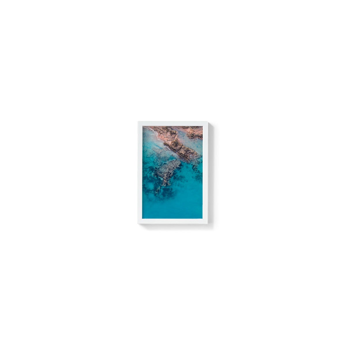 Entrance Point Abstracts at Sunset #2 - Framed Print