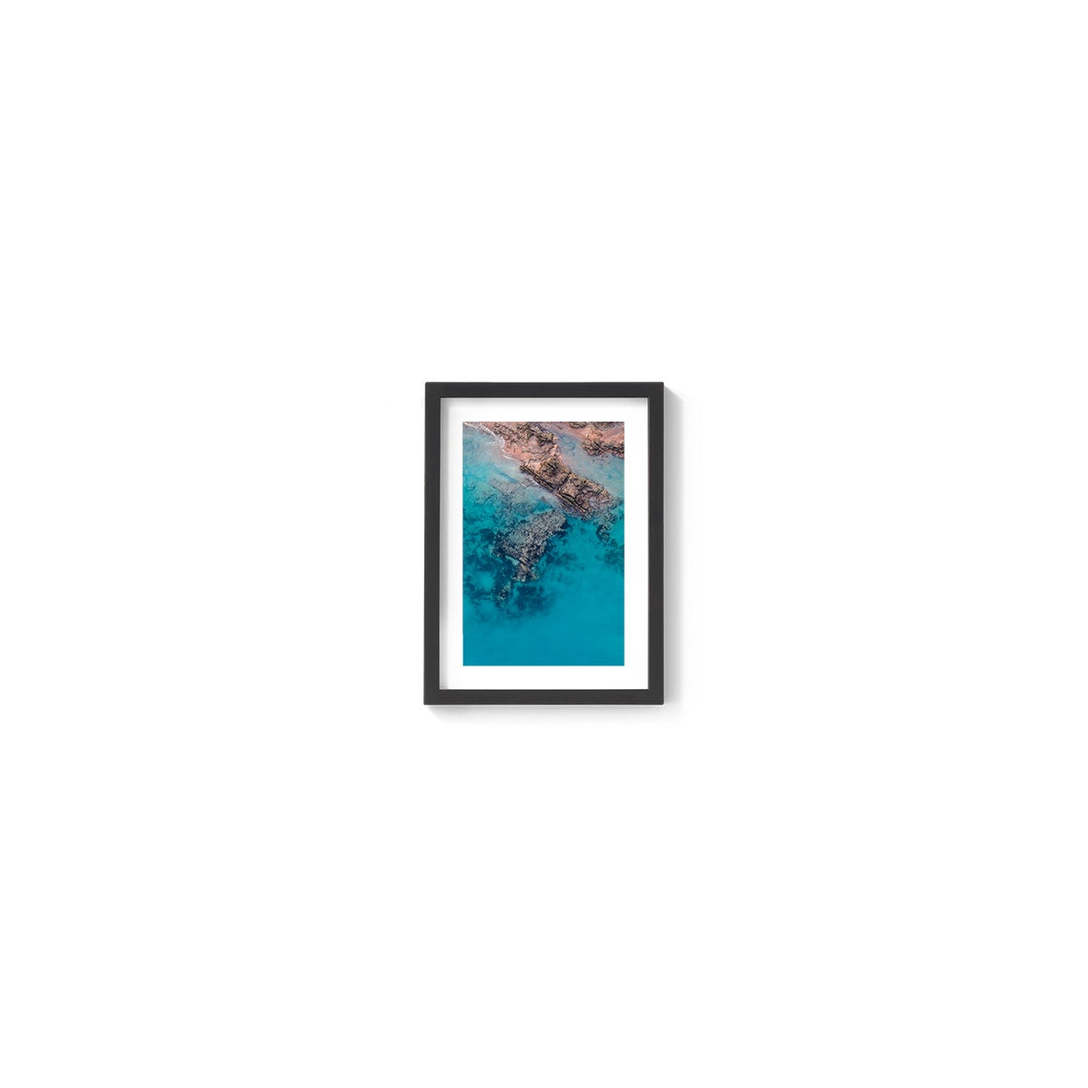 Entrance Point Abstracts at Sunset #2 - Framed Print