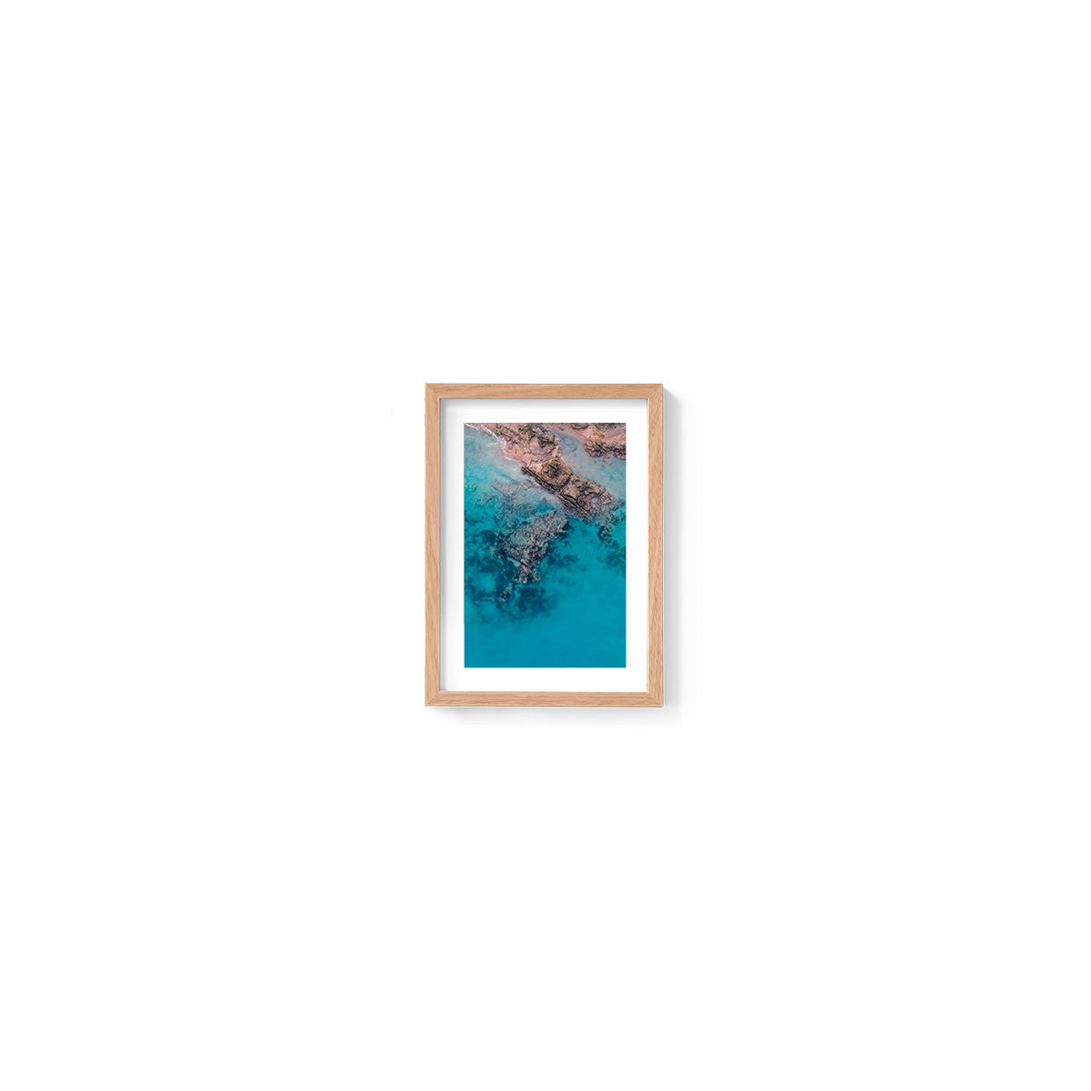 Entrance Point Abstracts at Sunset #2 - Framed Print