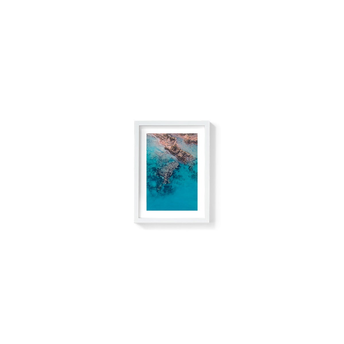 Entrance Point Abstracts at Sunset #2 - Framed Print