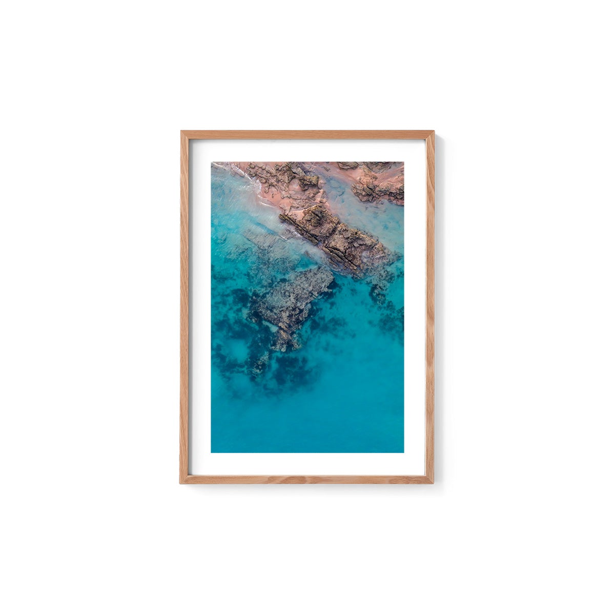 Entrance Point Abstracts at Sunset #2 - Framed Print