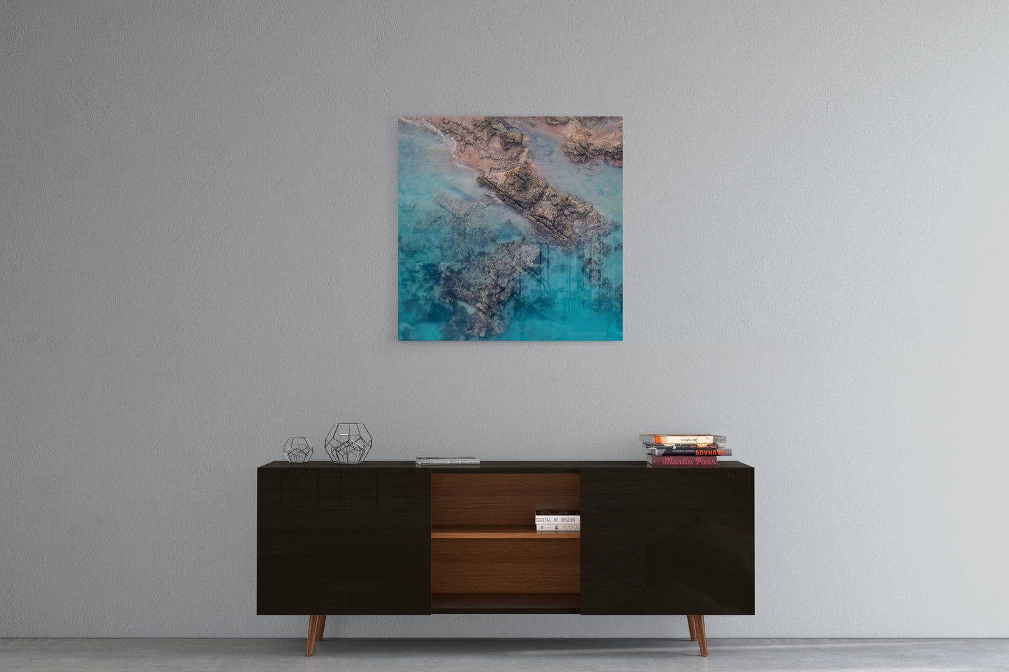 Willie Creek Tidal Abstract #2 - Square Acrylic Print