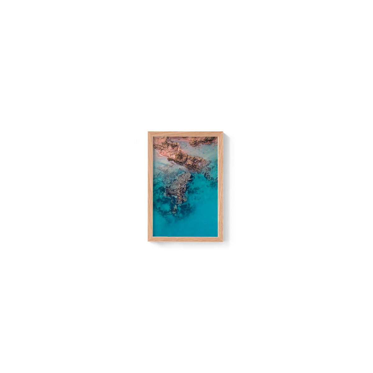 Entrance Point Abstracts at Sunset #1 - Framed Print