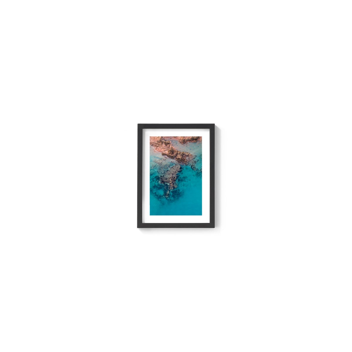 Entrance Point Abstracts at Sunset #1 - Framed Print