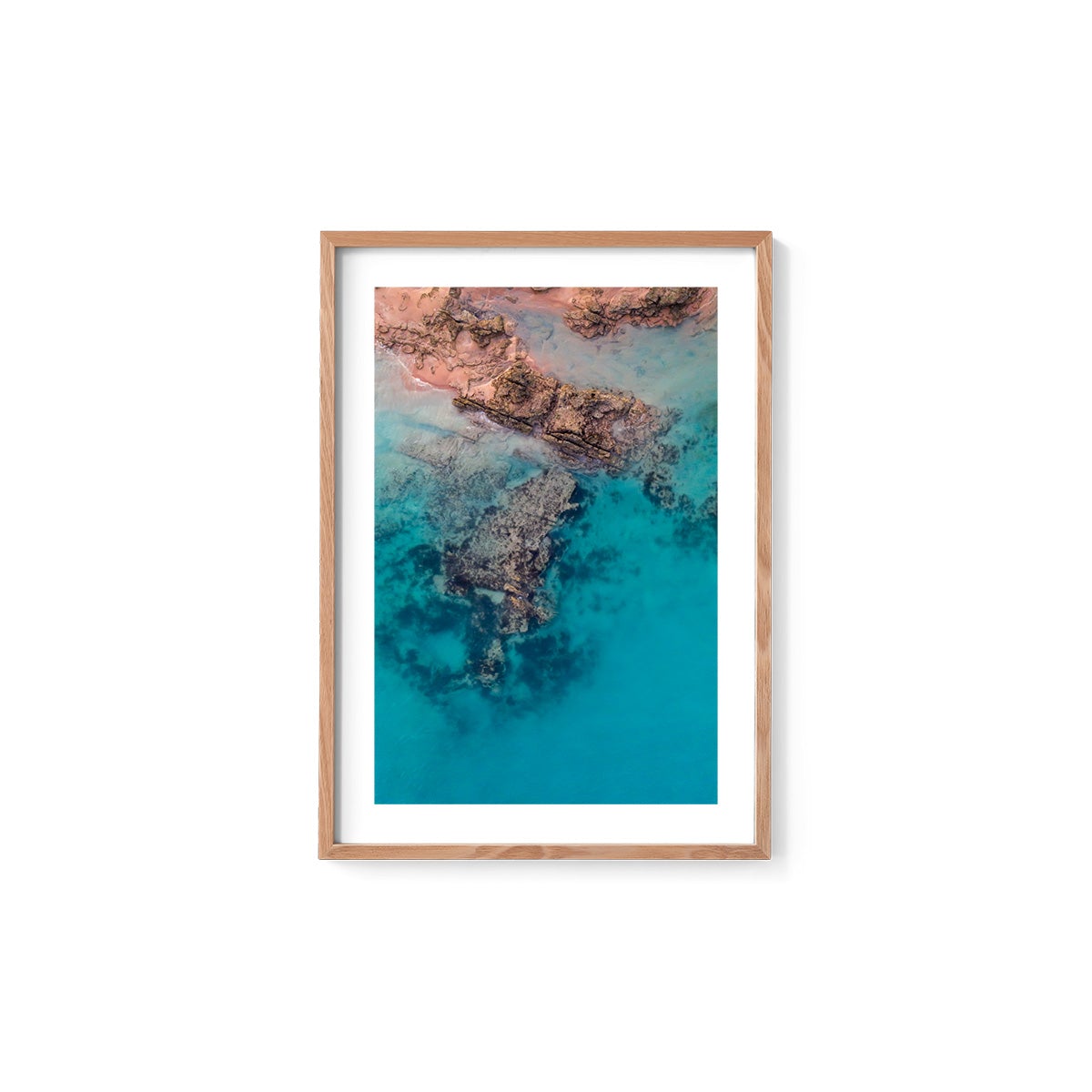 Entrance Point Abstracts at Sunset #1 - Framed Print