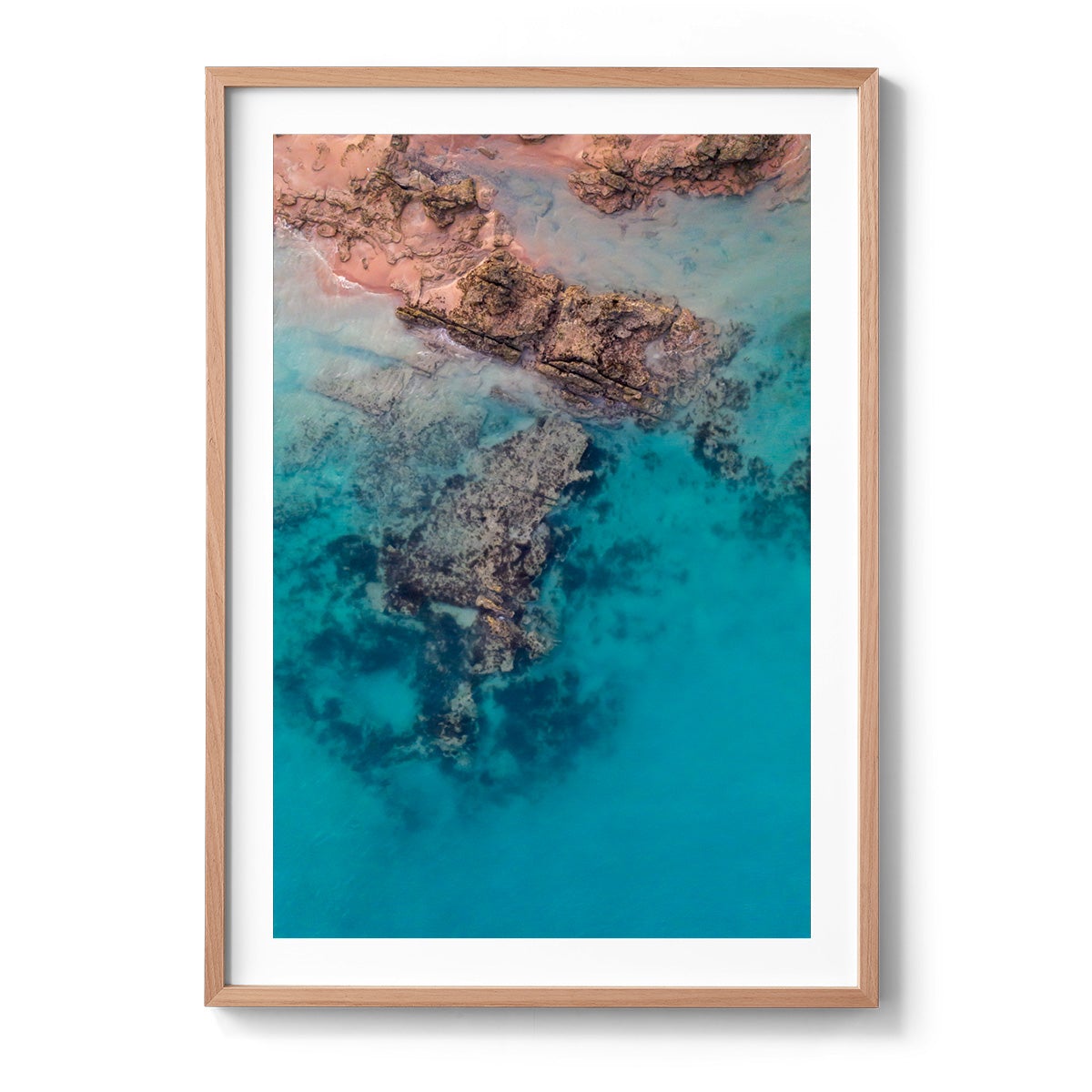 Entrance Point Abstracts at Sunset #1 - Framed Print