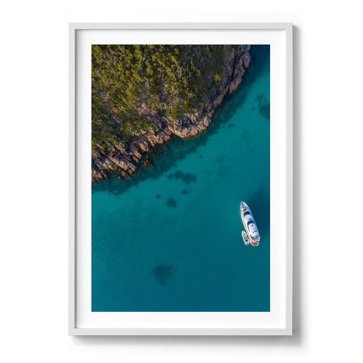 Chance Bay Motor Yacht - Framed Print