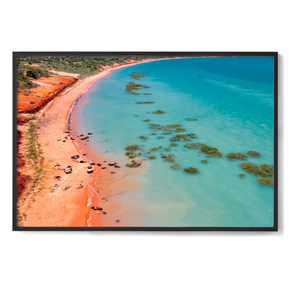 Middle Tide Roebuck Bay Broome - Framed Print