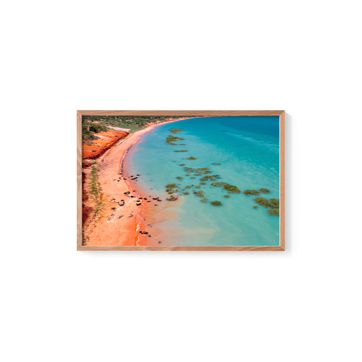 Middle Tide Roebuck Bay Broome - Framed Print