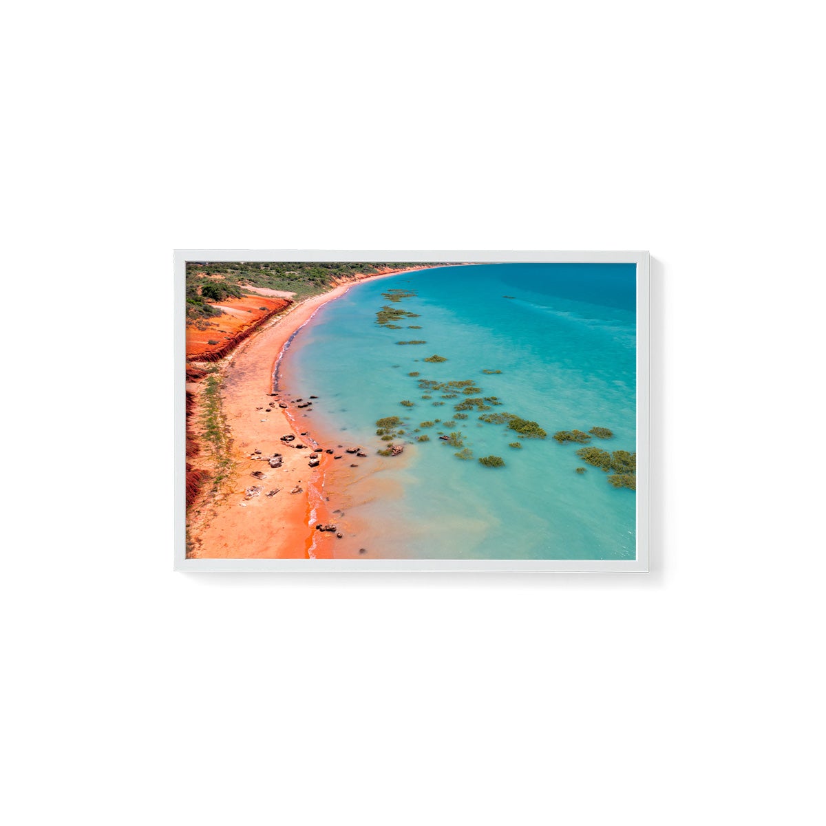 Middle Tide Roebuck Bay Broome - Framed Print
