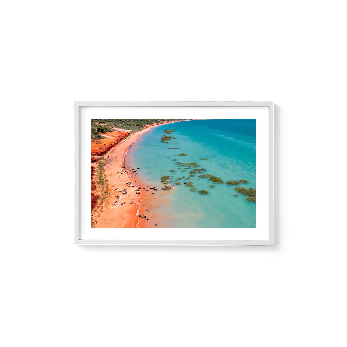 Middle Tide Roebuck Bay Broome - Framed Print
