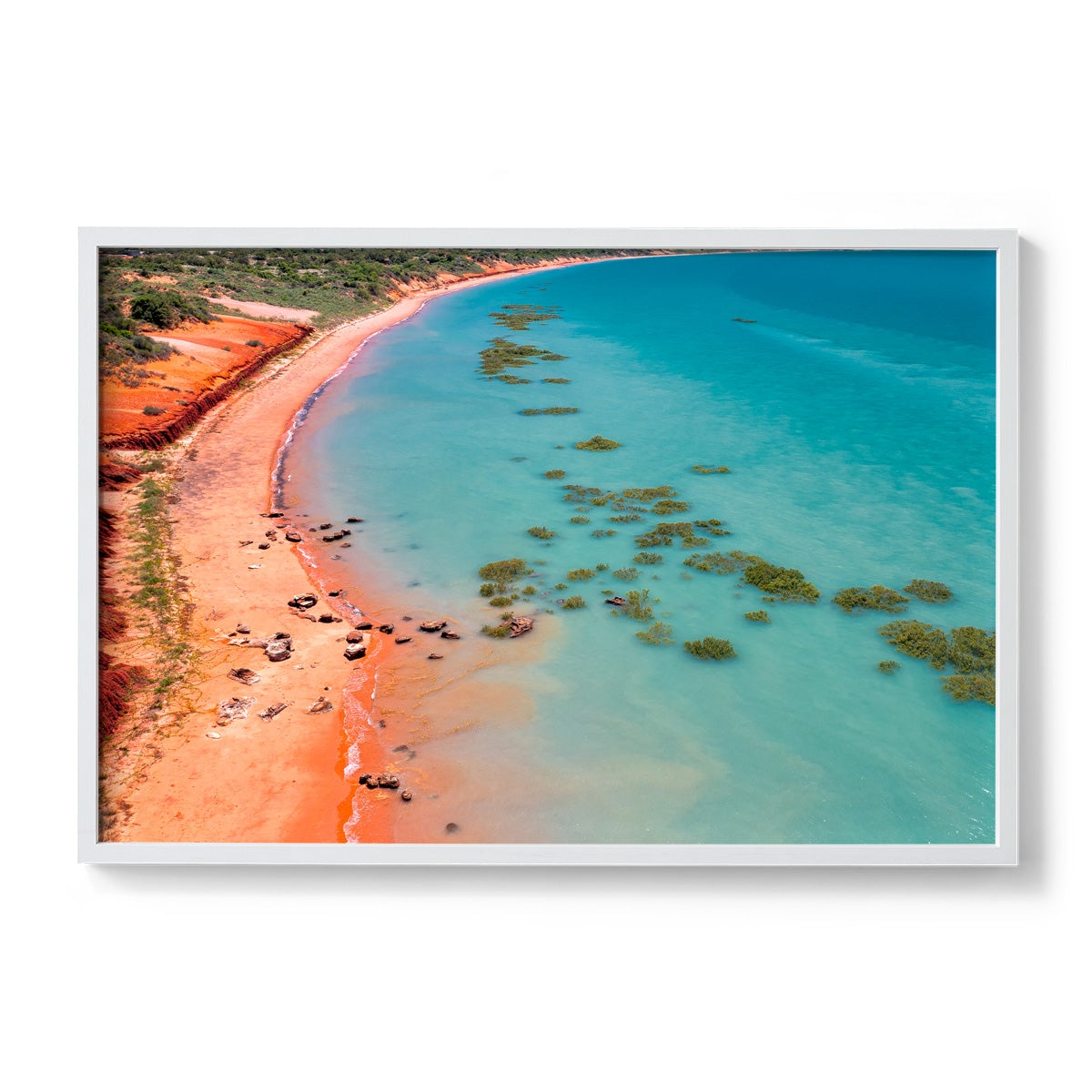 Middle Tide Roebuck Bay Broome - Framed Print