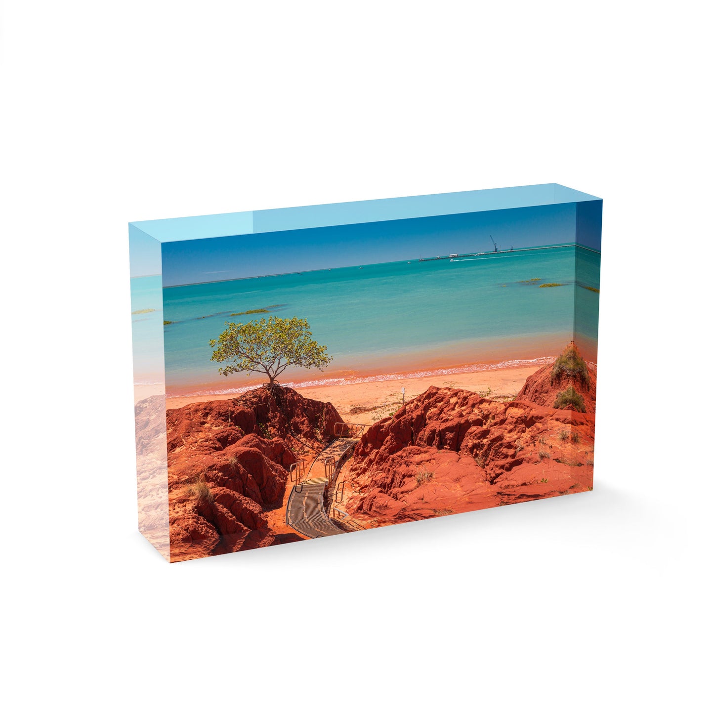 Staircase to Roebuck Bay Broome - Acrylic ICE Block
