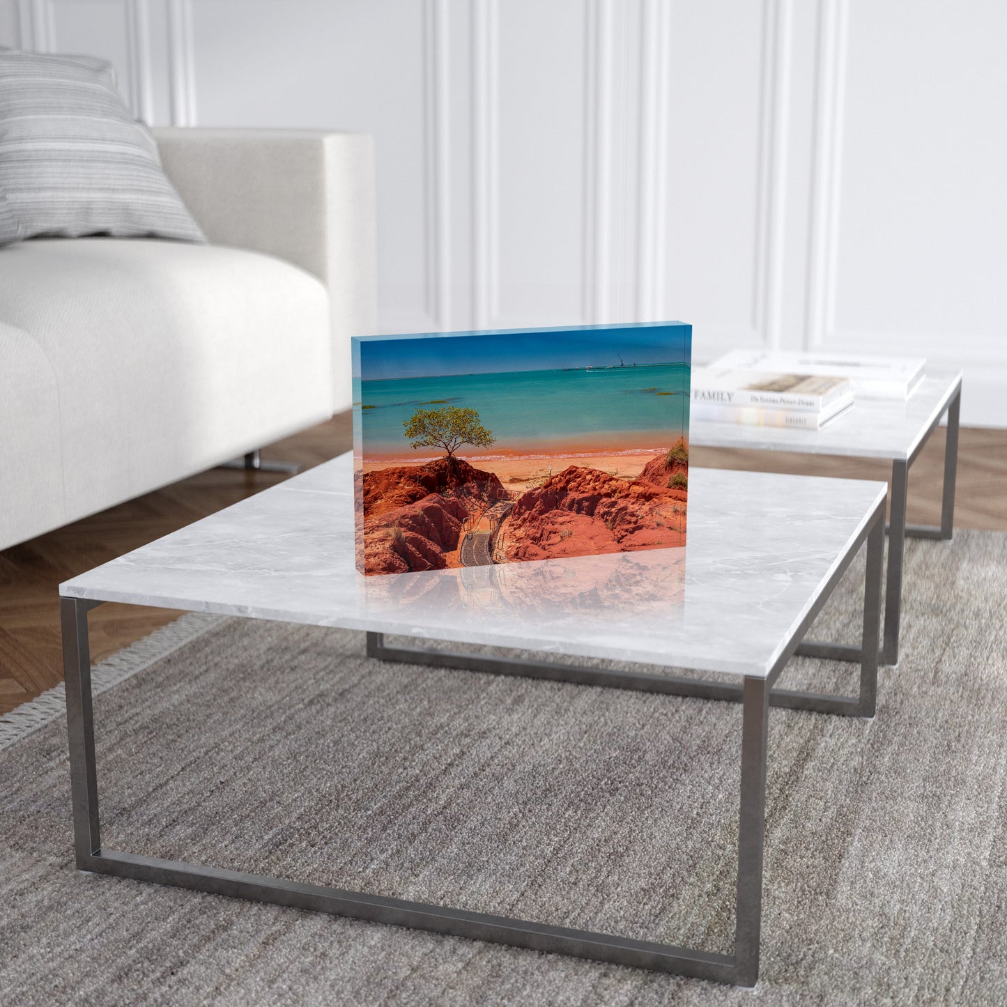 Staircase to Roebuck Bay Broome - Acrylic ICE Block