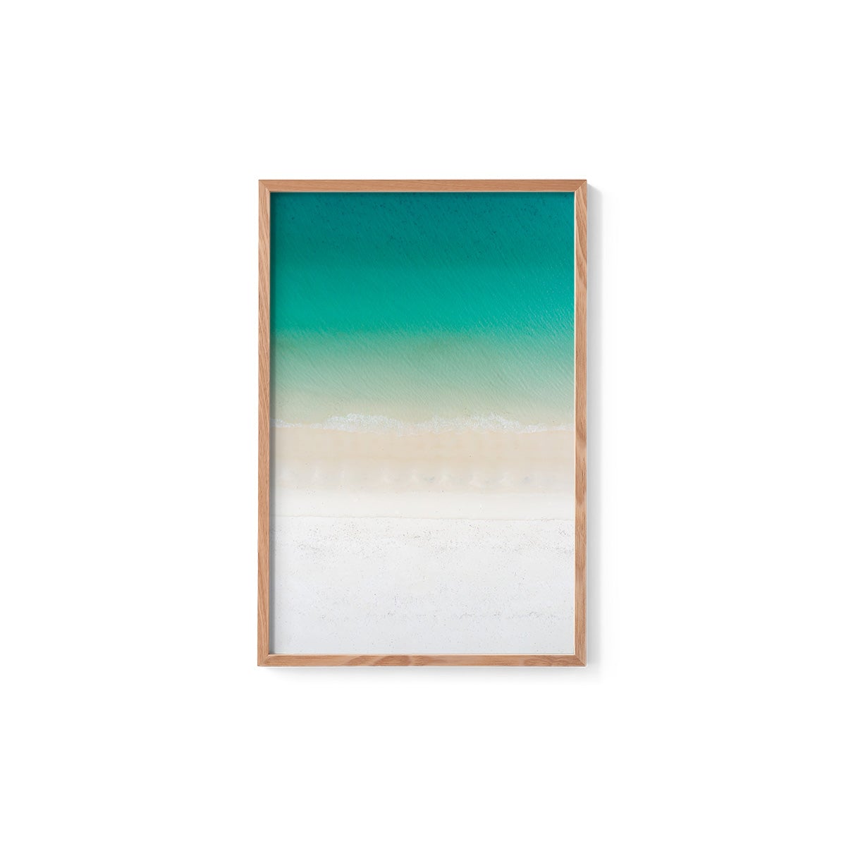 Whitehaven Beach Abstract - Framed Print