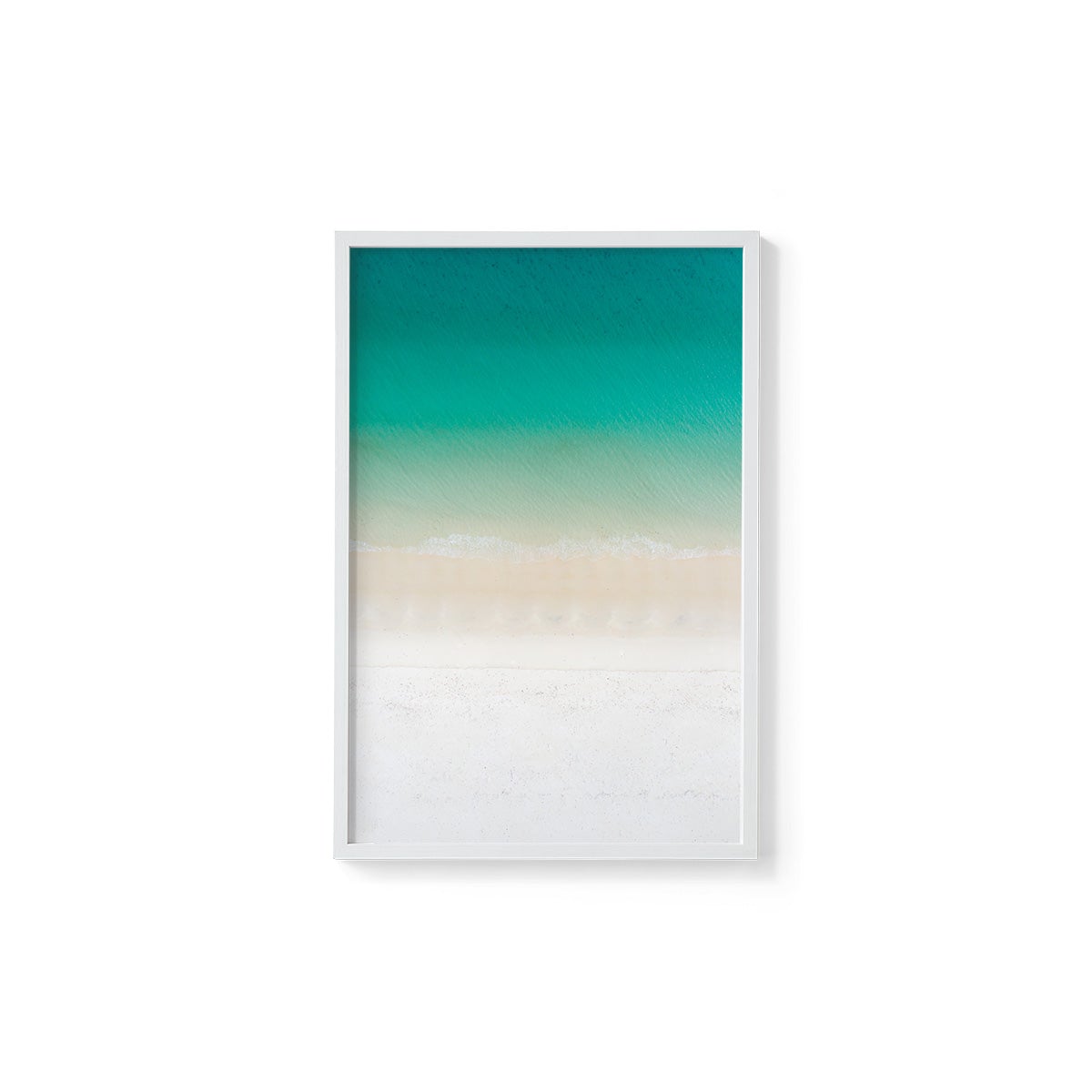Whitehaven Beach Abstract - Framed Print