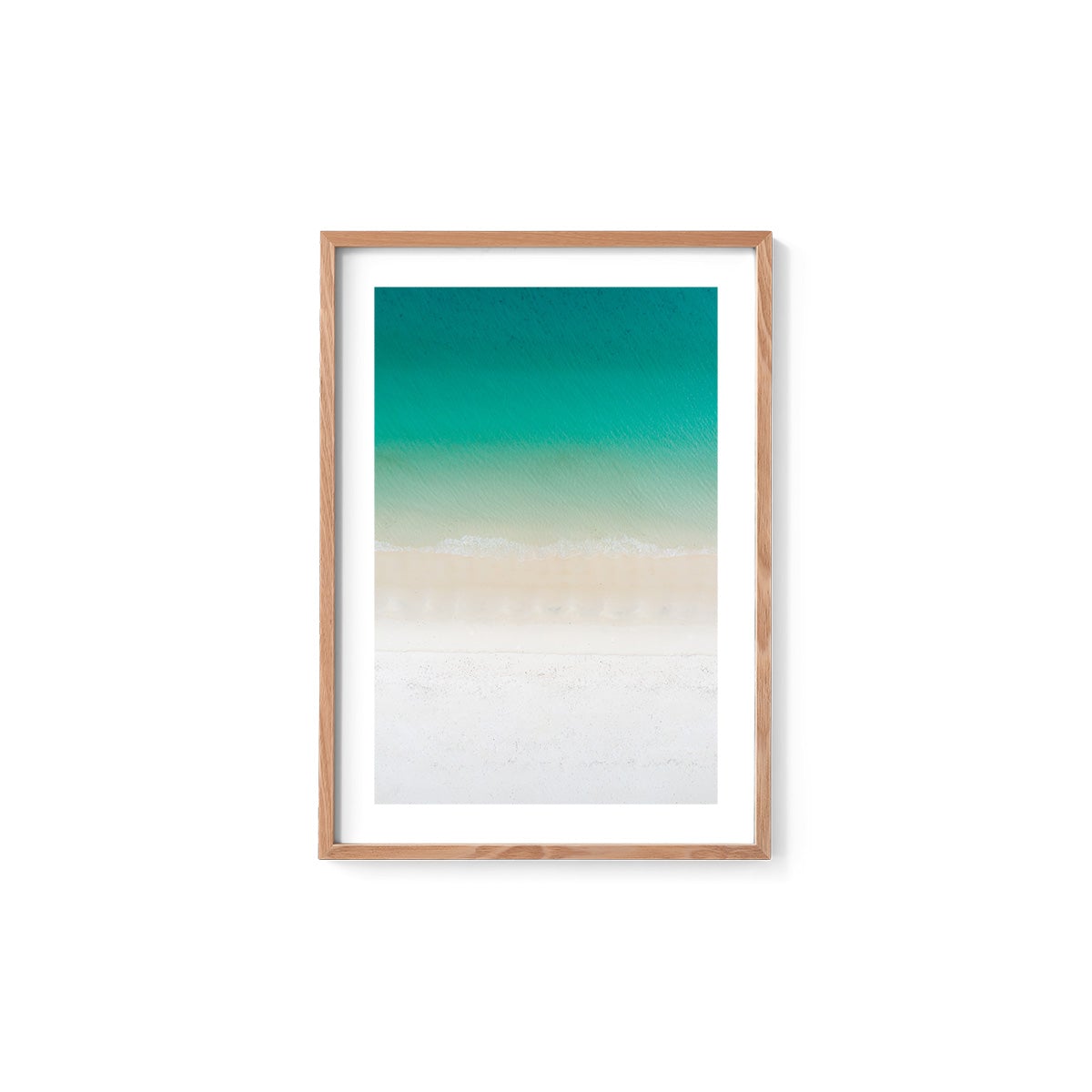 Whitehaven Beach Abstract - Framed Print