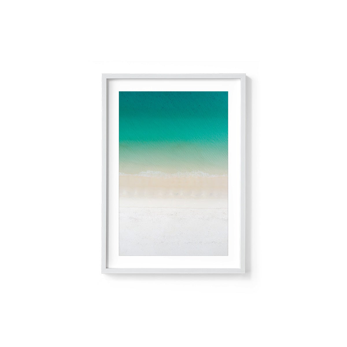 Whitehaven Beach Abstract - Framed Print